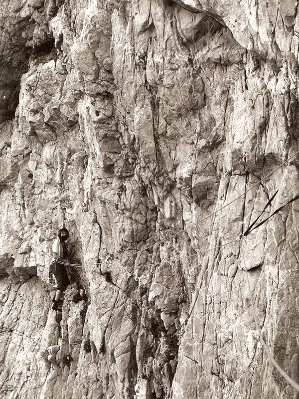 Dirty Denny DMM climbing Anglesay UK 1975