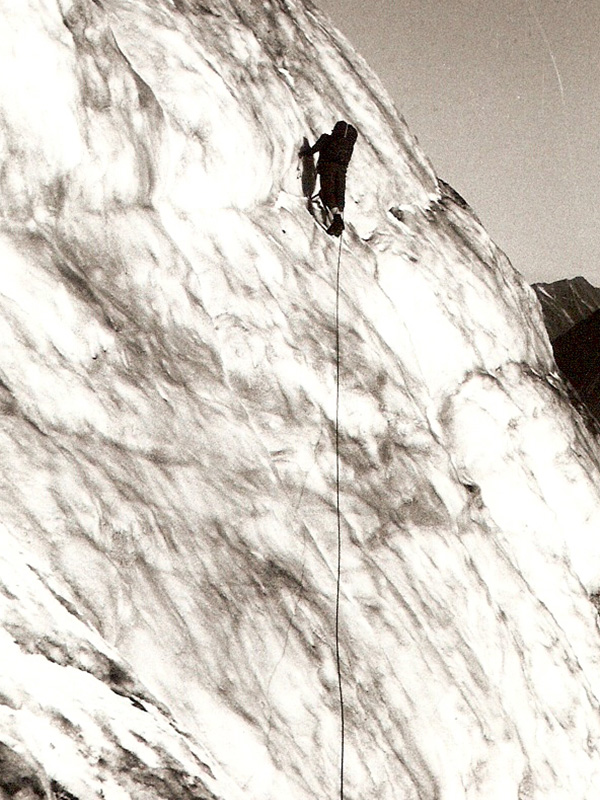 Grönland Günther am Münchner Gletscher 1968