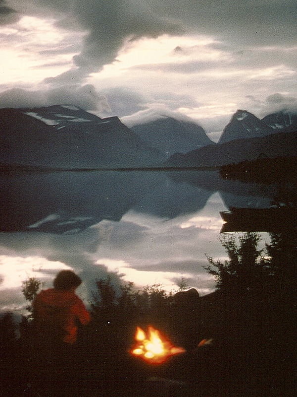 Kungsleden Schweden Laktojaure 1978