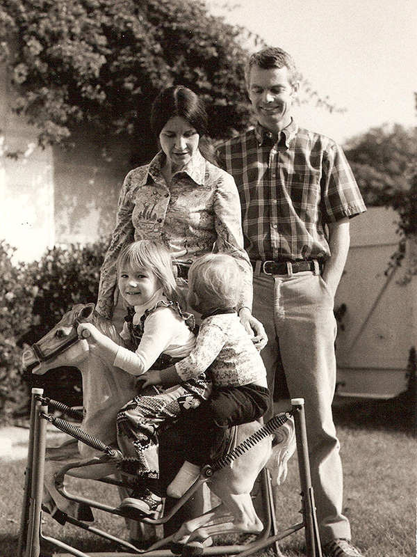 Tom & Dorene Frost Family 1975
