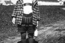 Hermann Huber als Vierjähriger