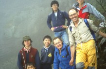 Hongkong-Kletterer mit uns aus dem Salewa-Team